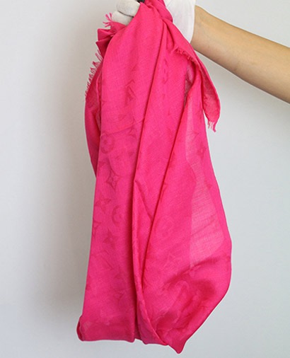 Louis Vuitton Pañuelo, 120&euro;, Rosa, Seda - General, Vista frontal